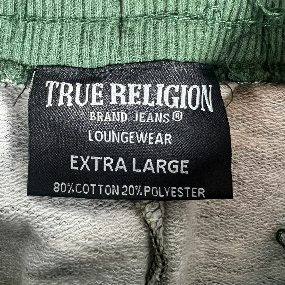 True Religion Men's XL Camouflage Jogger Activewear Sweatpants Lounge Pants Red